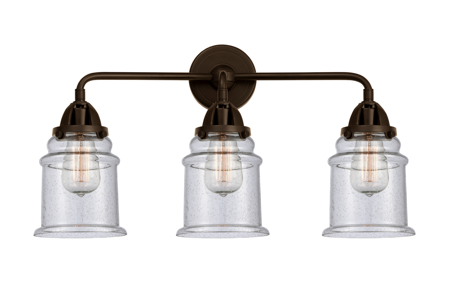 Three Light Bath Vanity by Innovations - Nouveau 2 Collection, Oil Rubbed Bronze Finish - 288-3W-OB-G184