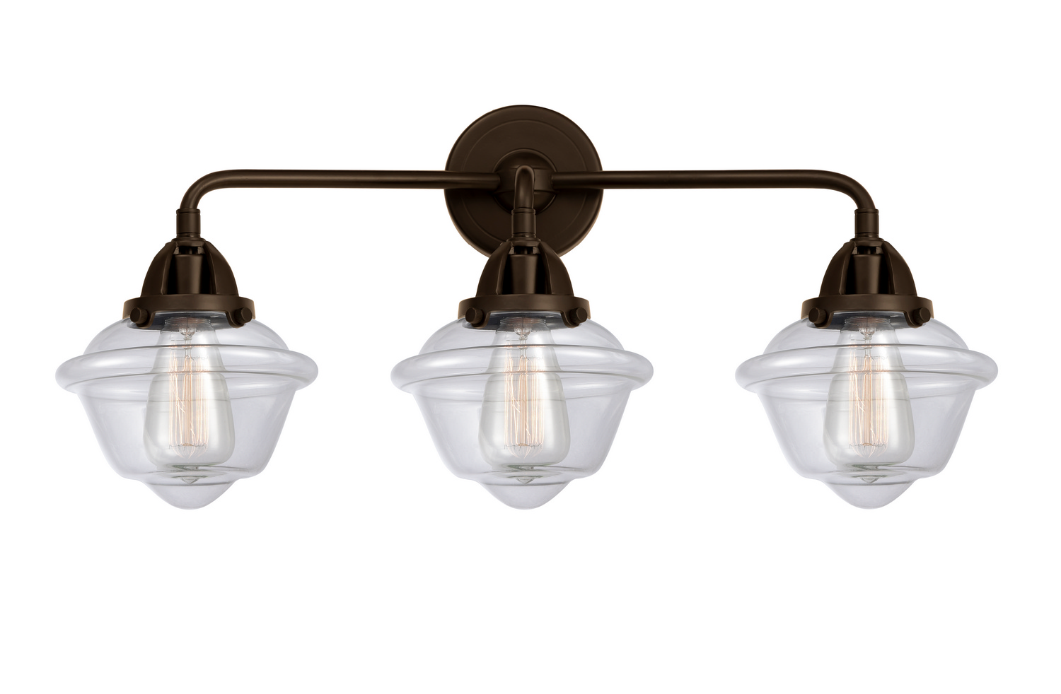 Three Light Bath Vanity by Innovations - Nouveau 2 Collection, Oil Rubbed Bronze Finish - 288-3W-OB-G532