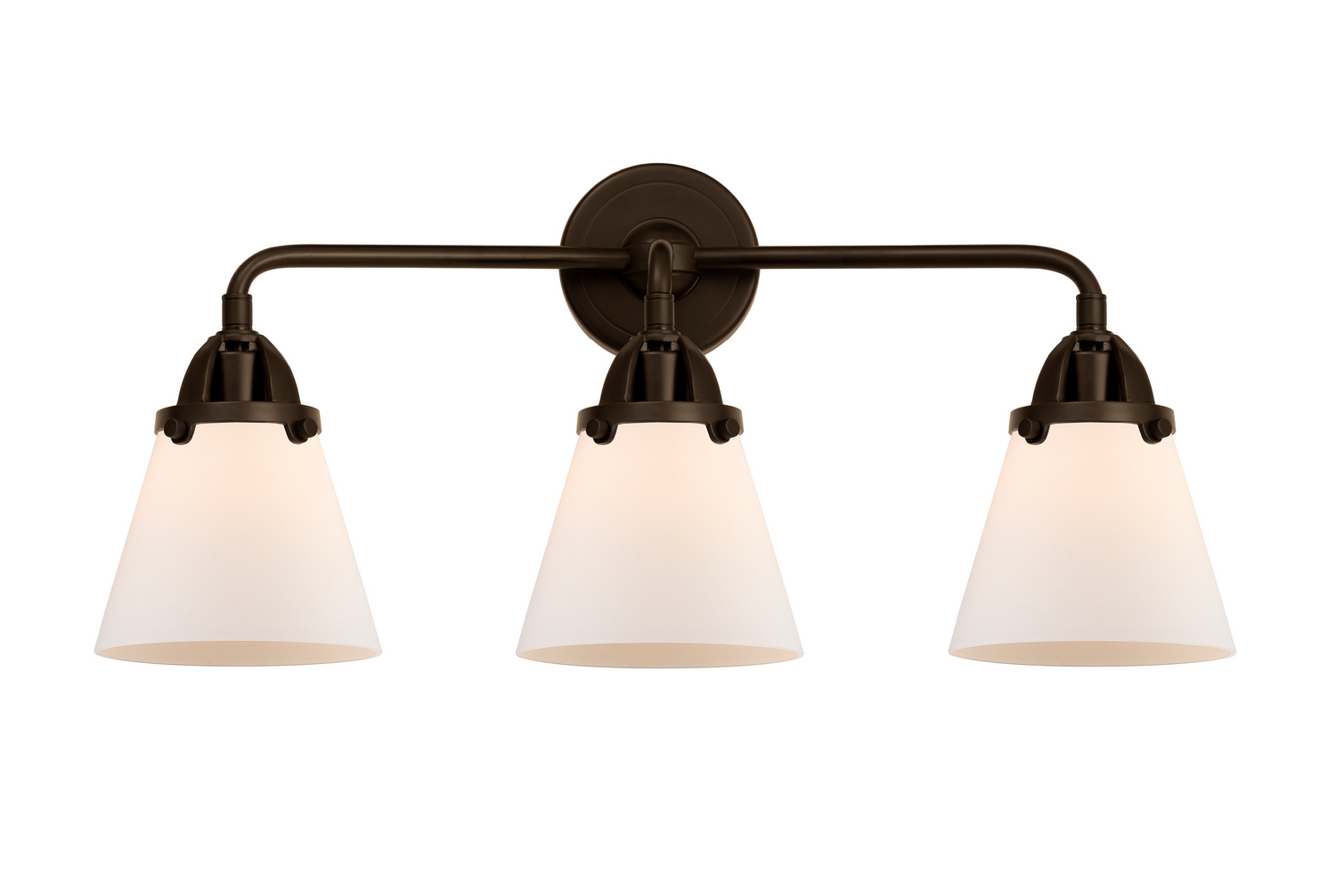 Three Light Bath Vanity by Innovations - Nouveau 2 Collection, Oil Rubbed Bronze Finish - 288-3W-OB-G61
