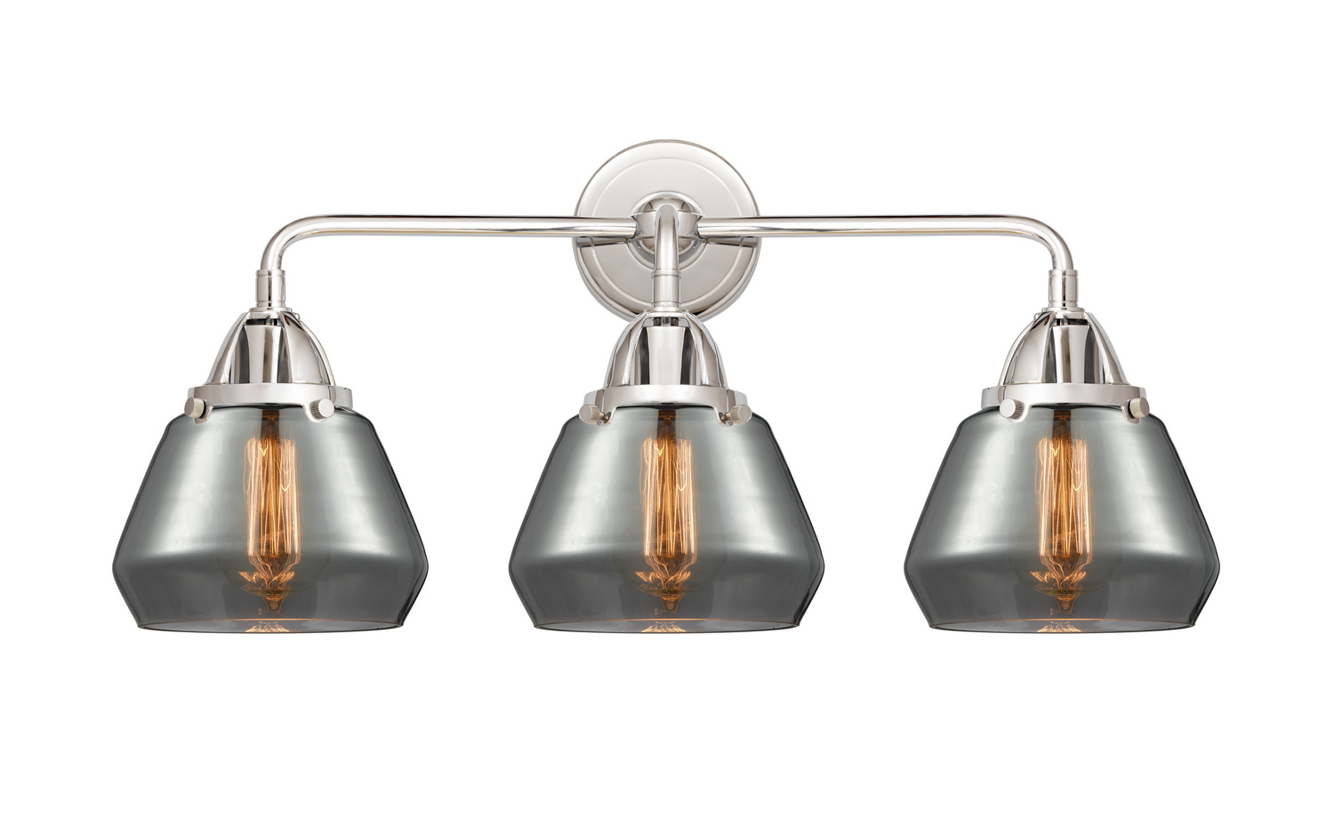 Three Light Bath Vanity by Innovations - Nouveau 2 Collection, Polished Chrome Finish - 288-3W-PC-G173