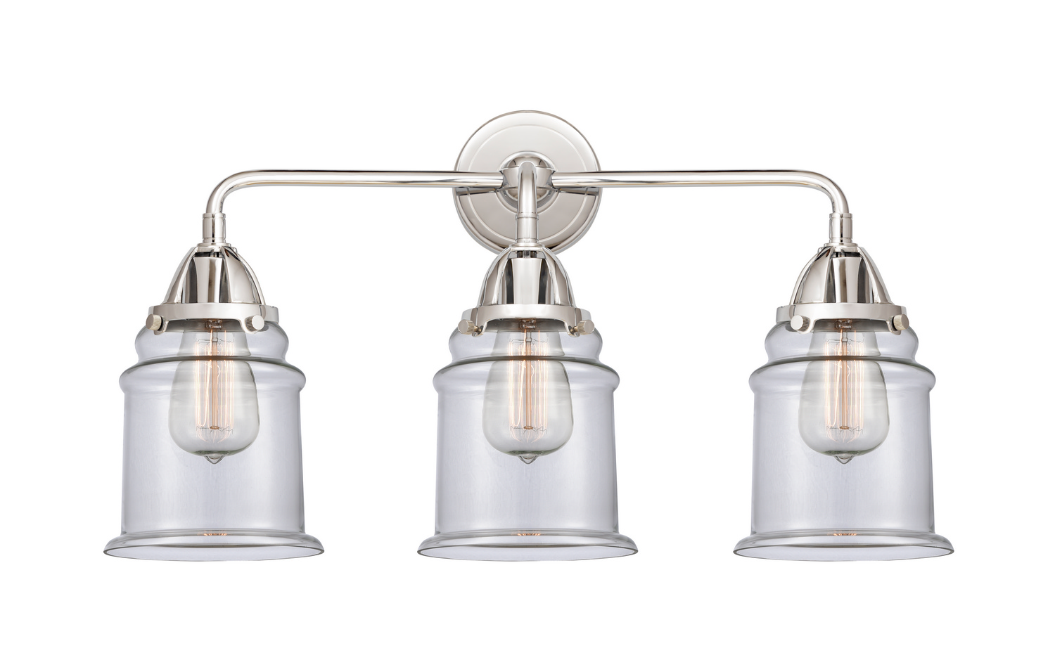 Three Light Bath Vanity by Innovations - Nouveau 2 Collection, Polished Chrome Finish - 288-3W-PC-G182