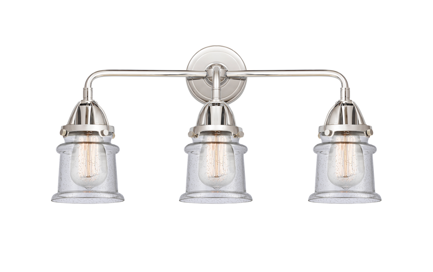 Three Light Bath Vanity by Innovations - Nouveau 2 Collection, Polished Chrome Finish - 288-3W-PC-G184S