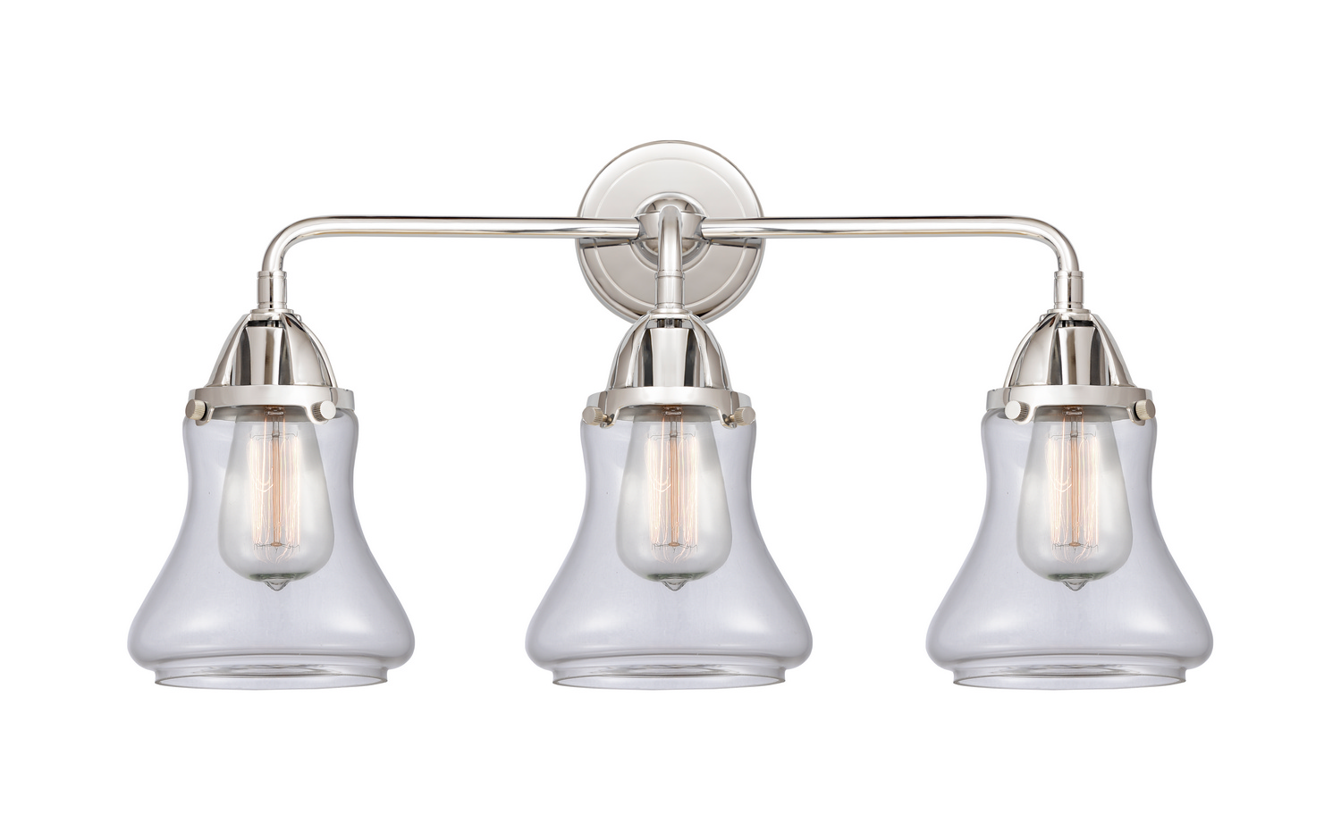 Three Light Bath Vanity by Innovations - Nouveau 2 Collection, Polished Chrome Finish - 288-3W-PC-G192