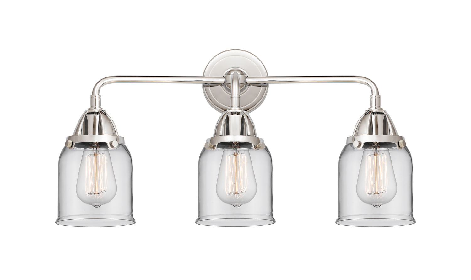 Three Light Bath Vanity by Innovations - Nouveau 2 Collection, Polished Chrome Finish - 288-3W-PC-G52
