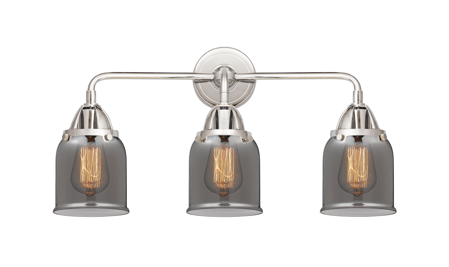 Three Light Bath Vanity by Innovations - Nouveau 2 Collection, Polished Chrome Finish - 288-3W-PC-G53
