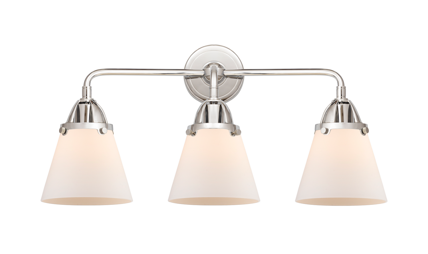 Three Light Bath Vanity by Innovations - Nouveau 2 Collection, Polished Chrome Finish - 288-3W-PC-G61