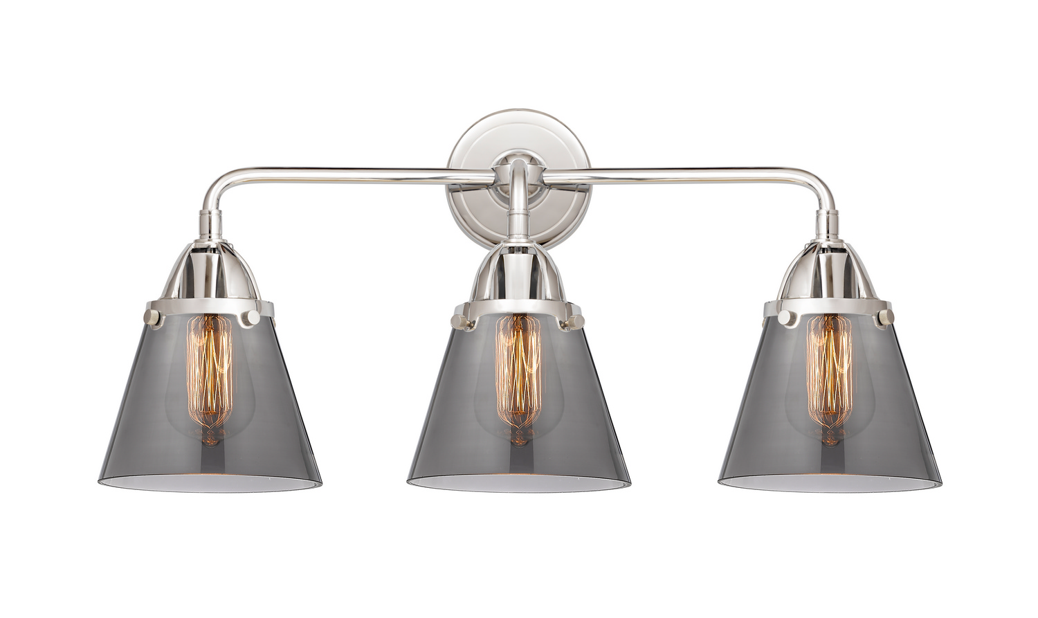 Three Light Bath Vanity by Innovations - Nouveau 2 Collection, Polished Chrome Finish - 288-3W-PC-G63