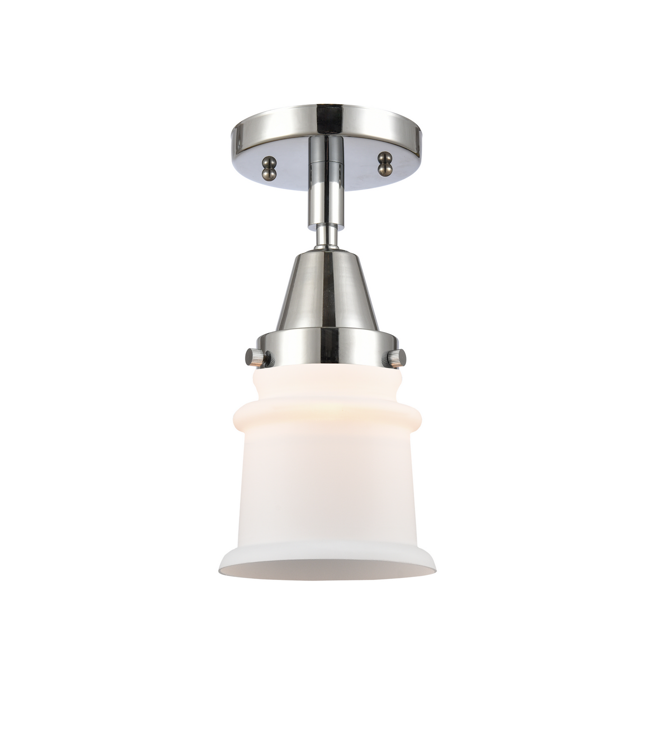 LED Semi-Flush Mount by Innovations - Caden Collection, Polished Chrome Finish - 447-1C-PC-G181S-LED