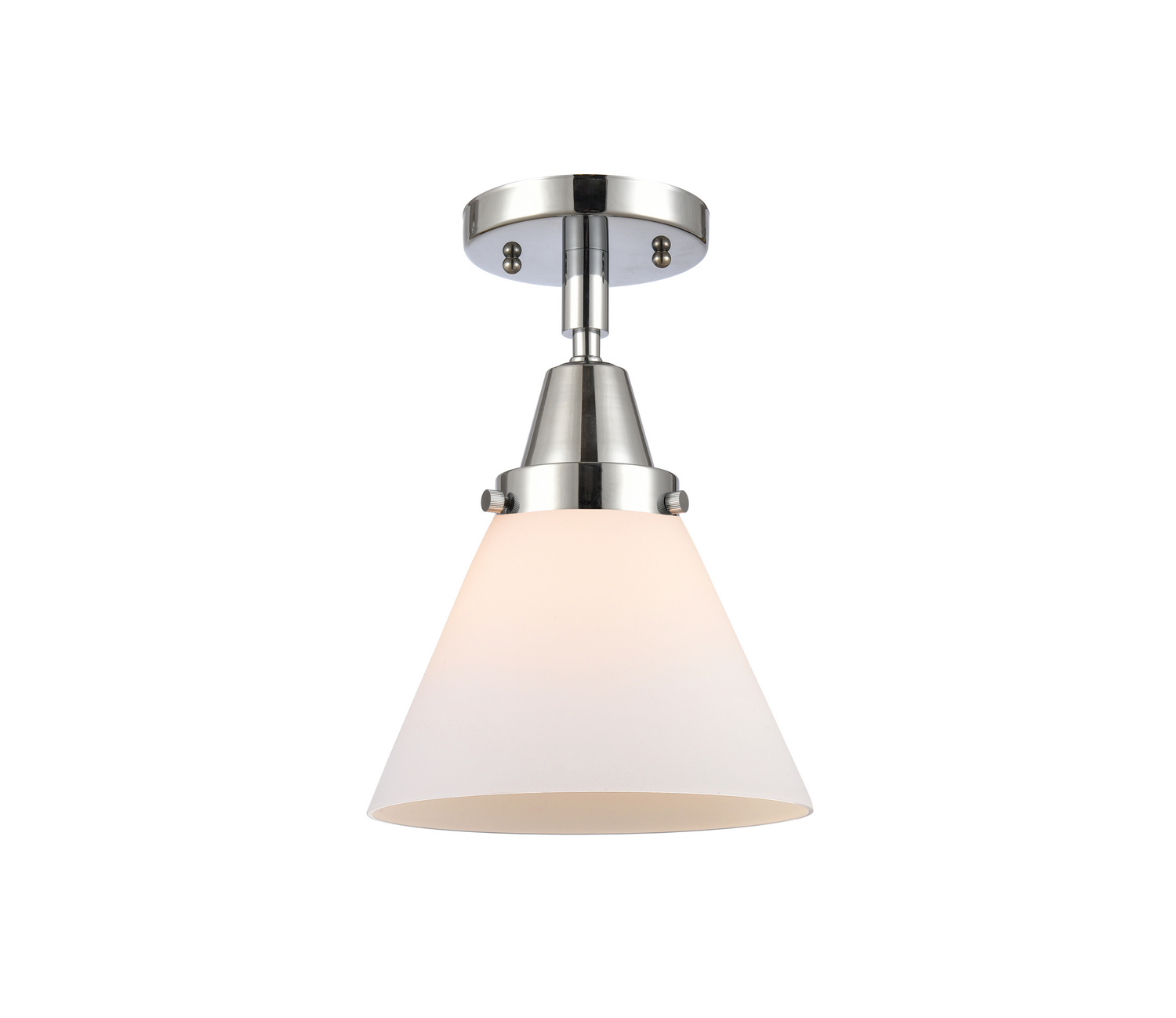 One Light Semi-Flush Mount by Innovations - Caden Collection, Polished Chrome Finish - 447-1C-PC-G41