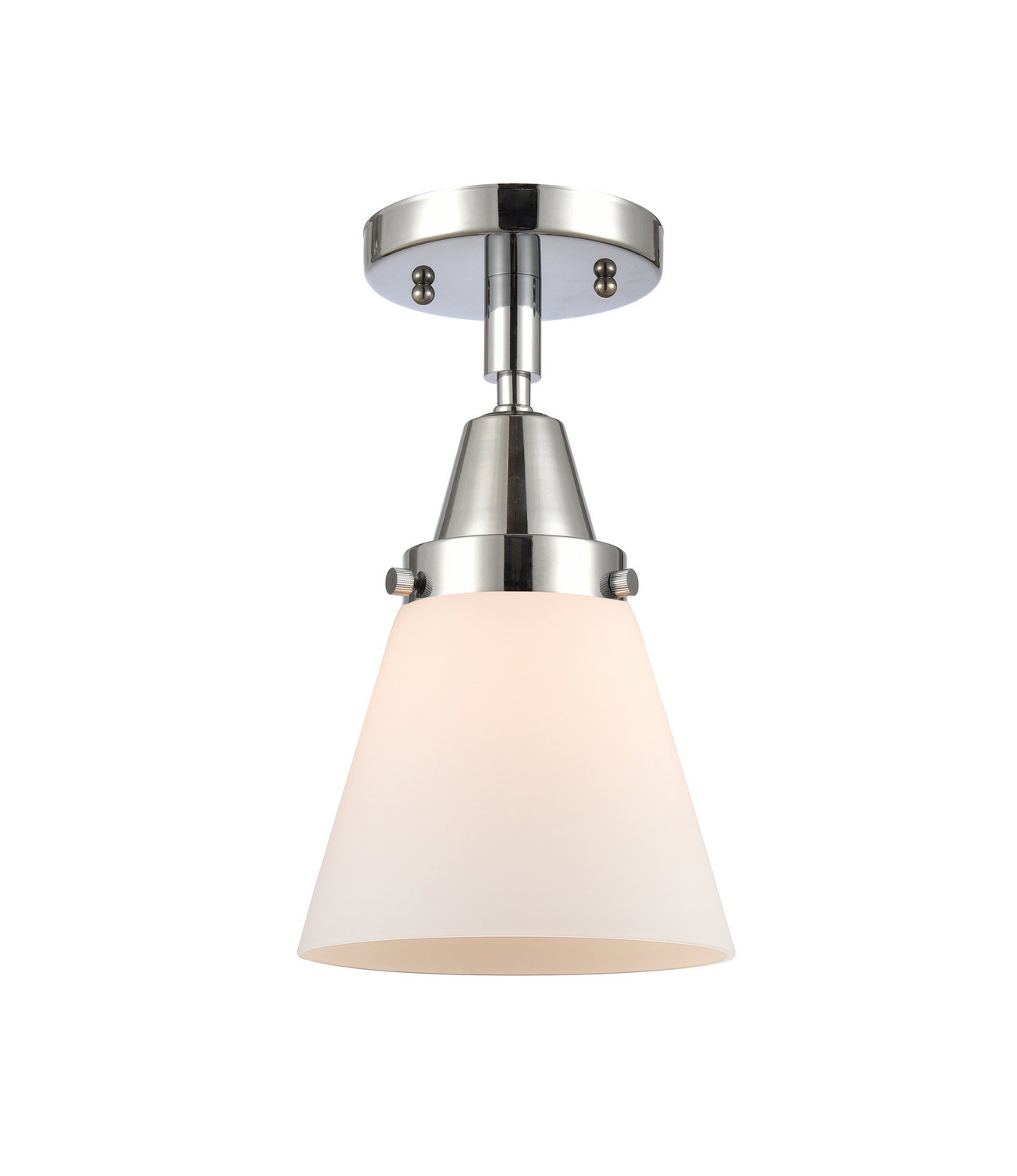LED Semi-Flush Mount by Innovations - Caden Collection, Polished Chrome Finish - 447-1C-PC-G61-LED