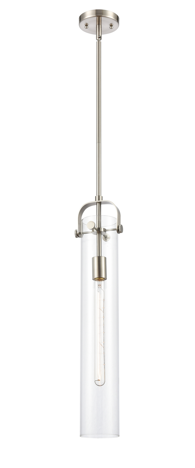 LED Mini Pendant by Innovations - Downtown Urban Collection, Brushed Satin Nickel Finish - 413-1S-SN-4CL-LED