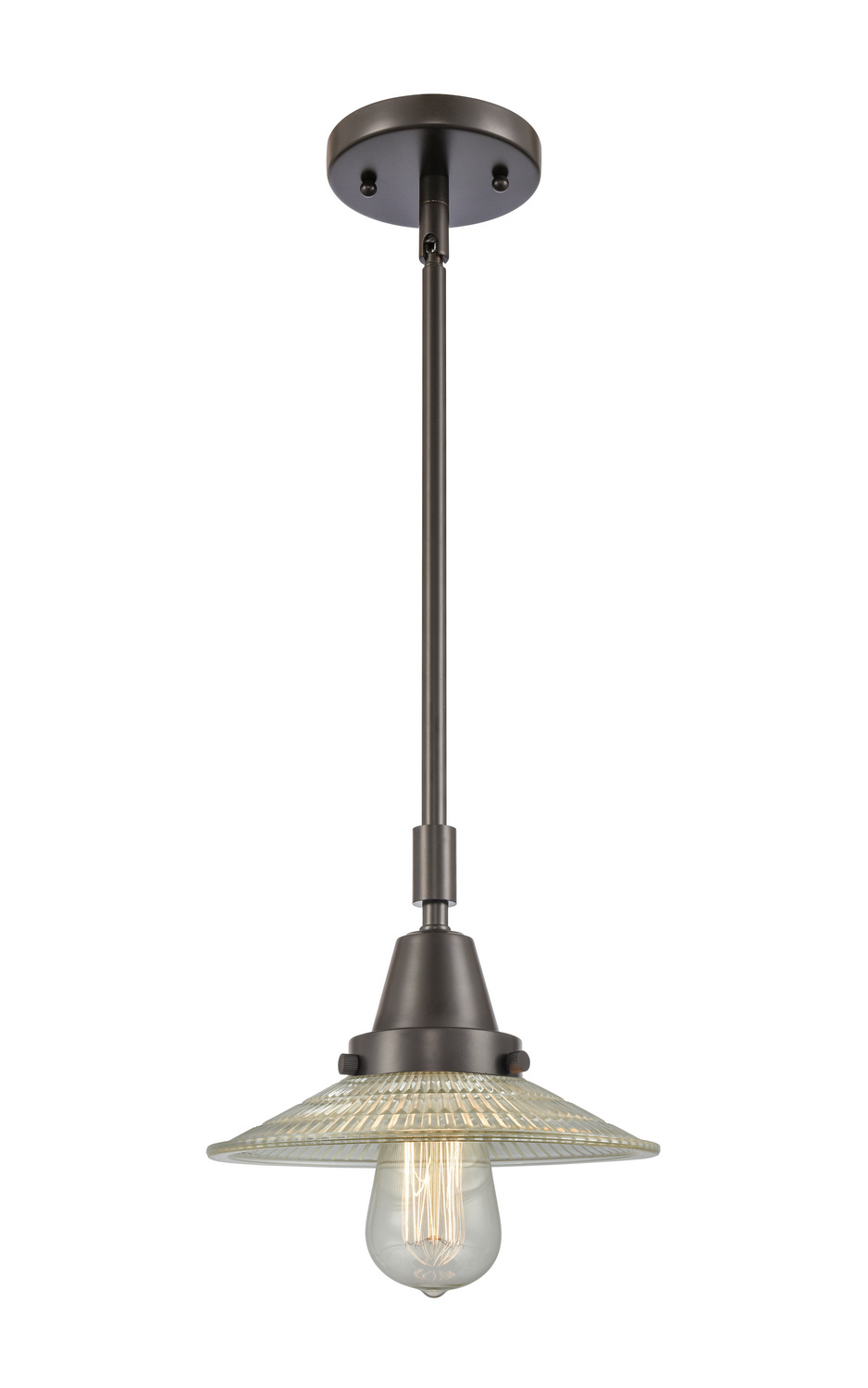 One Light Mini Pendant by Innovations - Caden Collection, Oil Rubbed Bronze Finish - 447-1S-OB-G2
