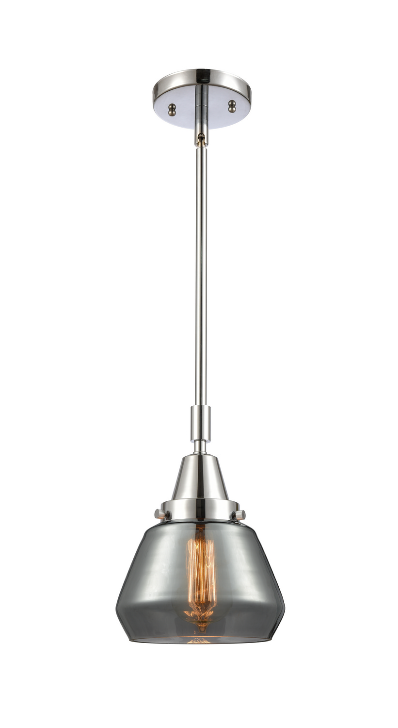 One Light Mini Pendant by Innovations - Caden Collection, Polished Chrome Finish - 447-1S-PC-G173