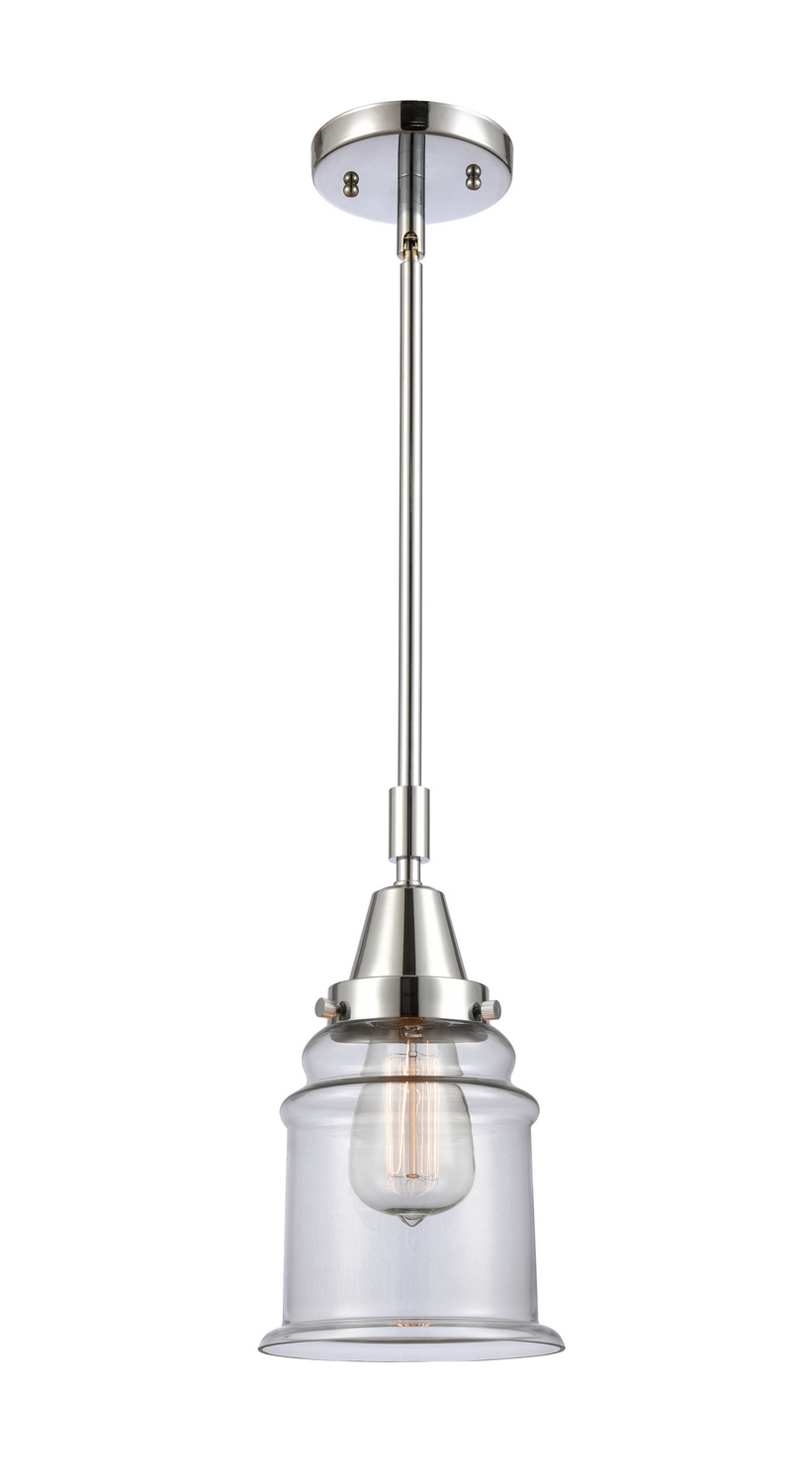 LED Mini Pendant by Innovations - Caden Collection, Polished Chrome Finish - 447-1S-PC-G182-LED