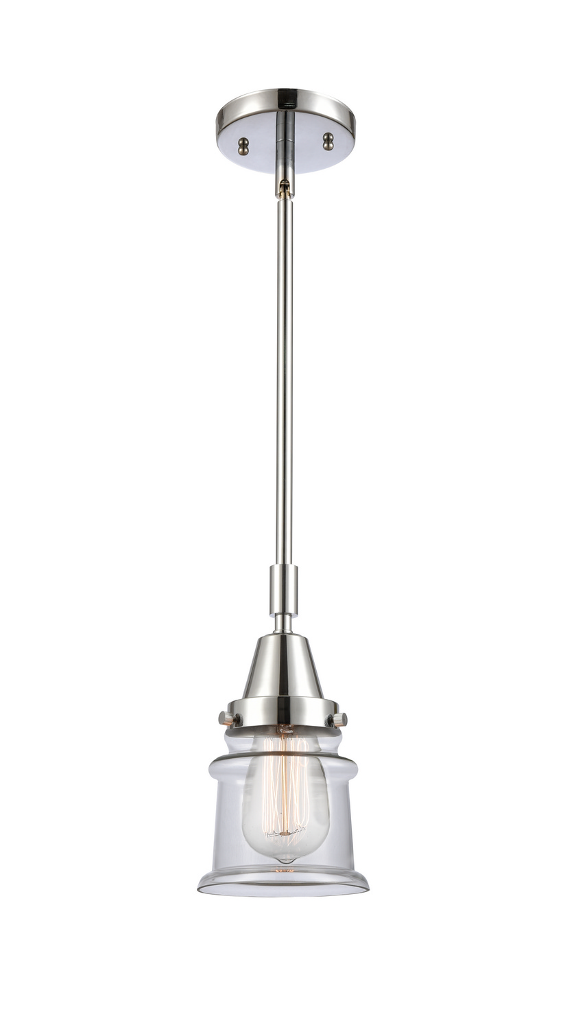One Light Mini Pendant by Innovations - Caden Collection, Polished Chrome Finish - 447-1S-PC-G182S