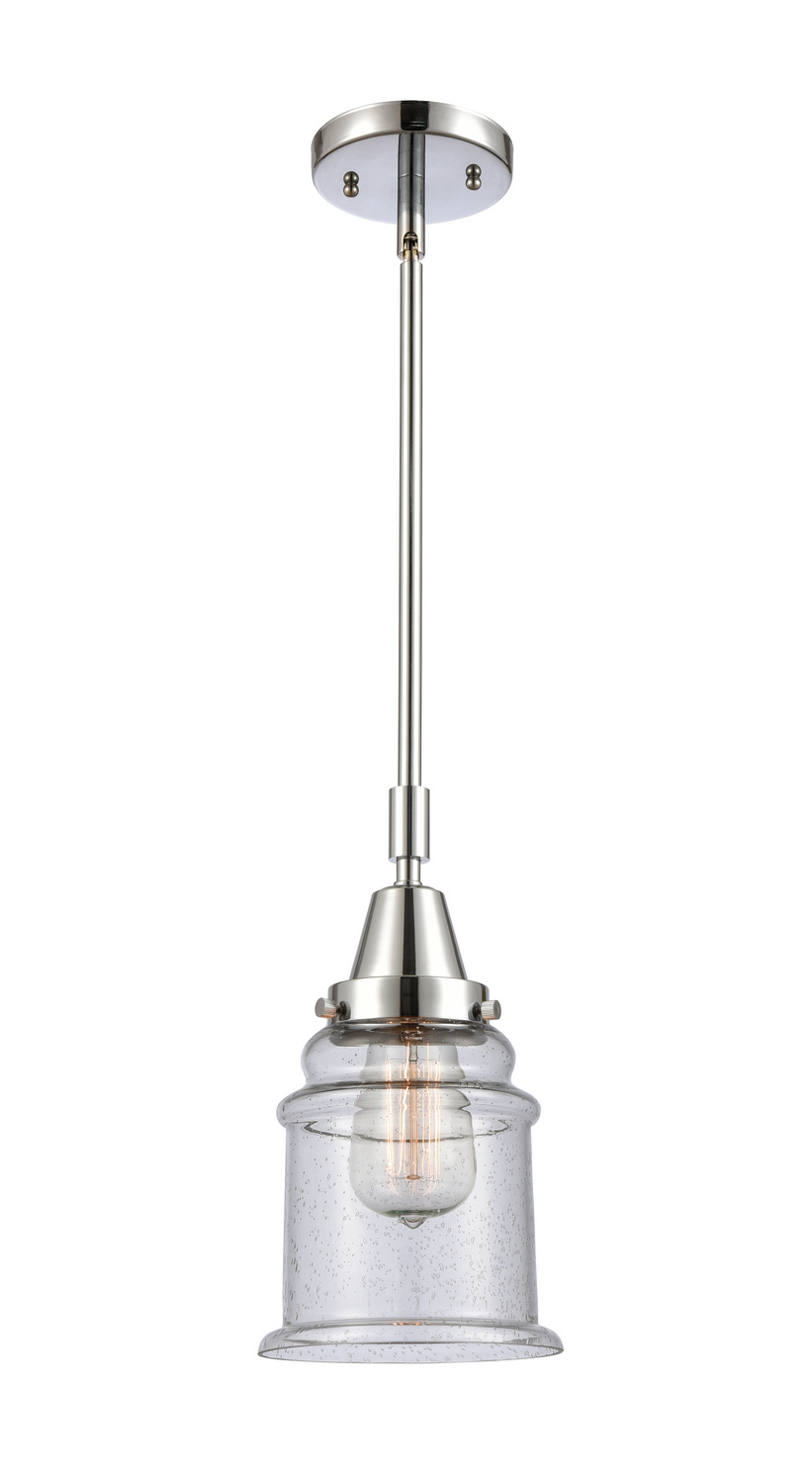 LED Mini Pendant by Innovations - Caden Collection, Polished Chrome Finish - 447-1S-PC-G184-LED