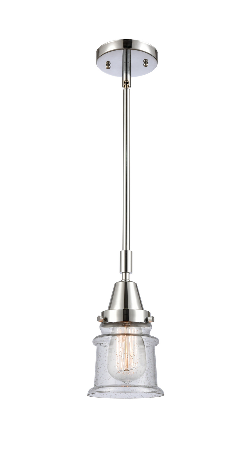 LED Mini Pendant by Innovations - Caden Collection, Polished Chrome Finish - 447-1S-PC-G184S-LED