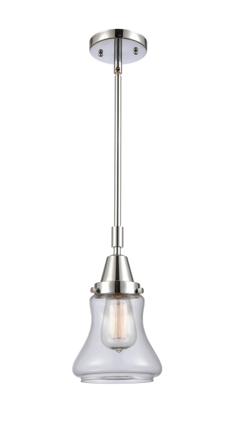One Light Mini Pendant by Innovations - Caden Collection, Polished Chrome Finish - 447-1S-PC-G192