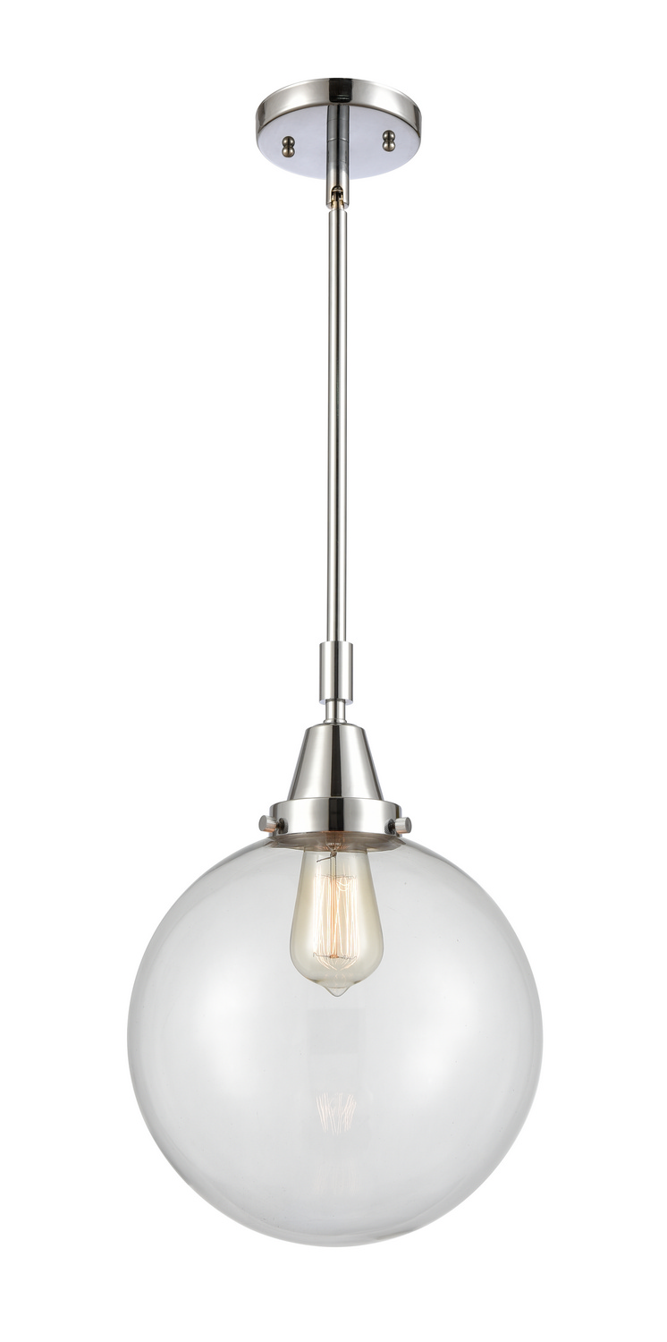 LED Mini Pendant by Innovations - Caden Collection, Polished Chrome Finish - 447-1S-PC-G202-10-LED
