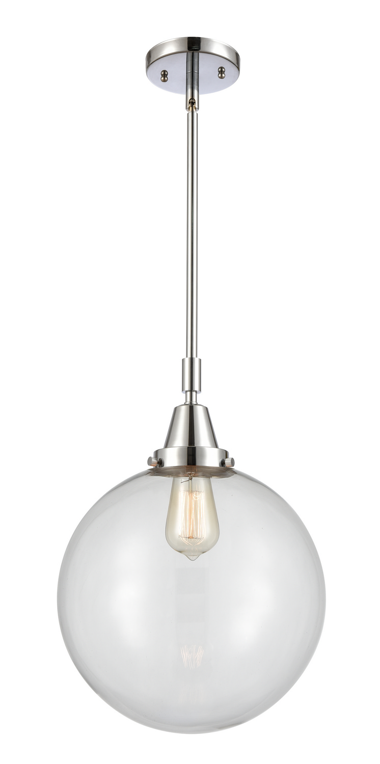 One Light Mini Pendant by Innovations - Caden Collection, Polished Chrome Finish - 447-1S-PC-G202-12