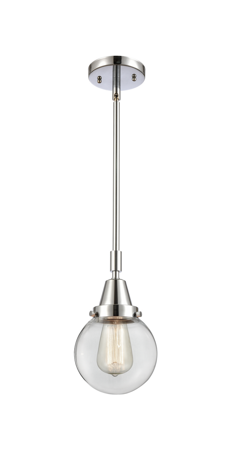 LED Mini Pendant by Innovations - Caden Collection, Polished Chrome Finish - 447-1S-PC-G202-6-LED