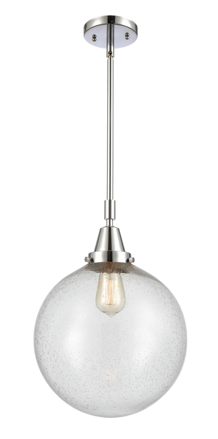 One Light Mini Pendant by Innovations - Caden Collection, Polished Chrome Finish - 447-1S-PC-G204-12