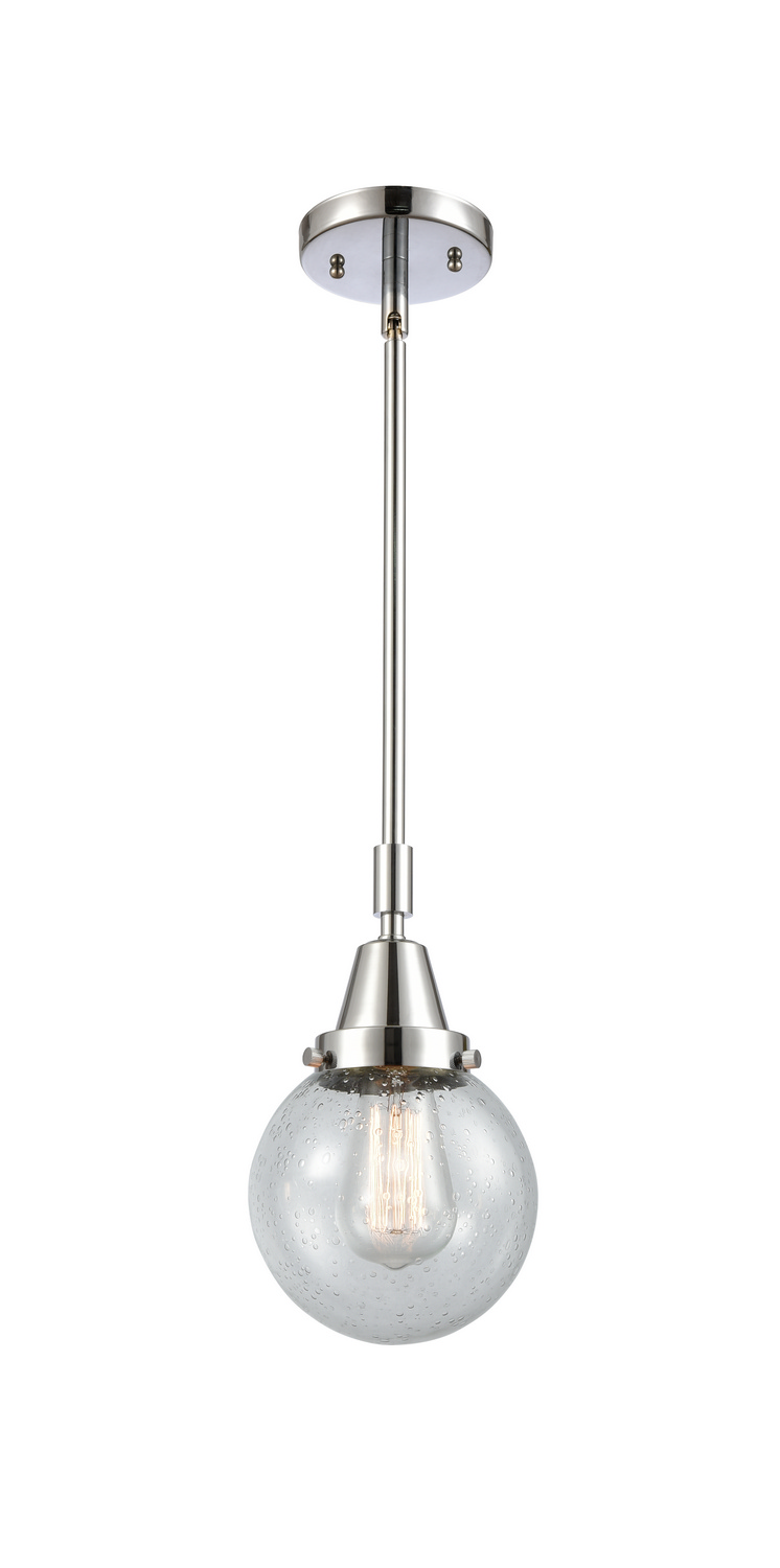 LED Mini Pendant by Innovations - Caden Collection, Polished Chrome Finish - 447-1S-PC-G204-6-LED