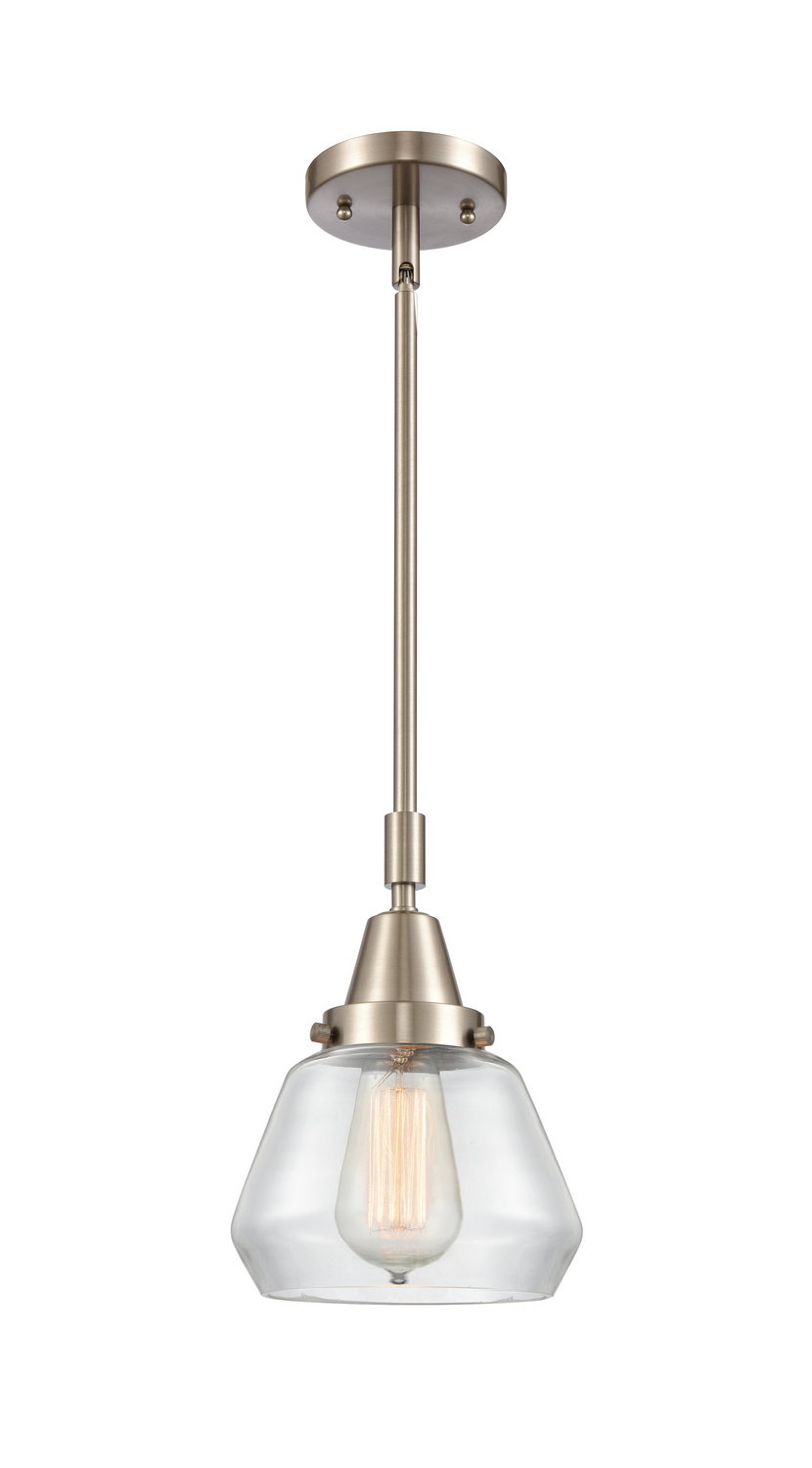 One Light Mini Pendant by Innovations - Caden Collection, Brushed Satin Nickel Finish - 447-1S-SN-G172