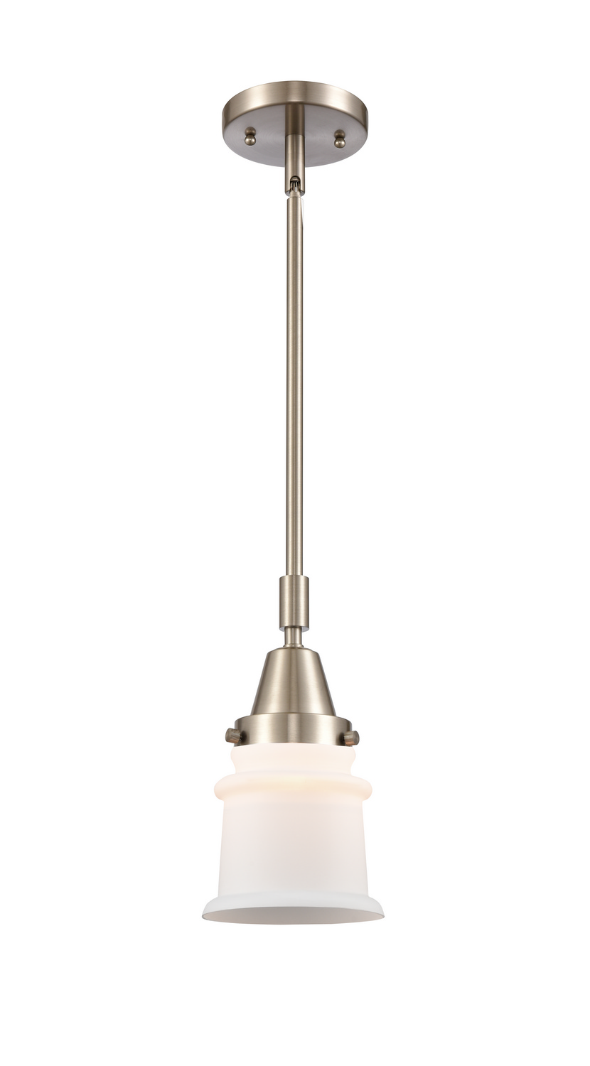 LED Mini Pendant by Innovations - Caden Collection, Brushed Satin Nickel Finish - 447-1S-SN-G181S-LED