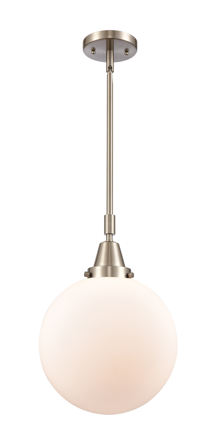 LED Mini Pendant by Innovations - Caden Collection, Brushed Satin Nickel Finish - 447-1S-SN-G201-10-LED