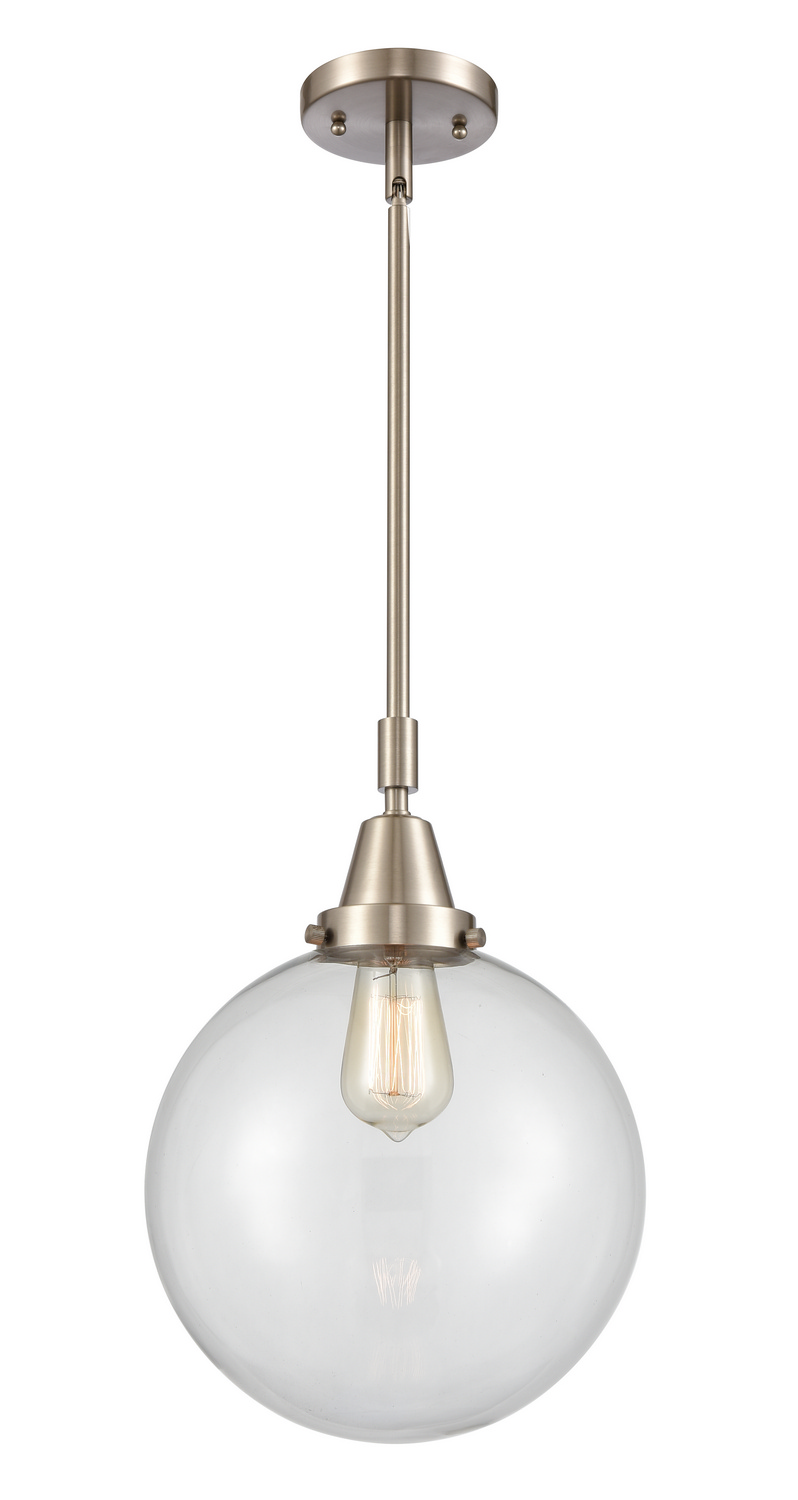 LED Mini Pendant by Innovations - Caden Collection, Brushed Satin Nickel Finish - 447-1S-SN-G202-10-LED
