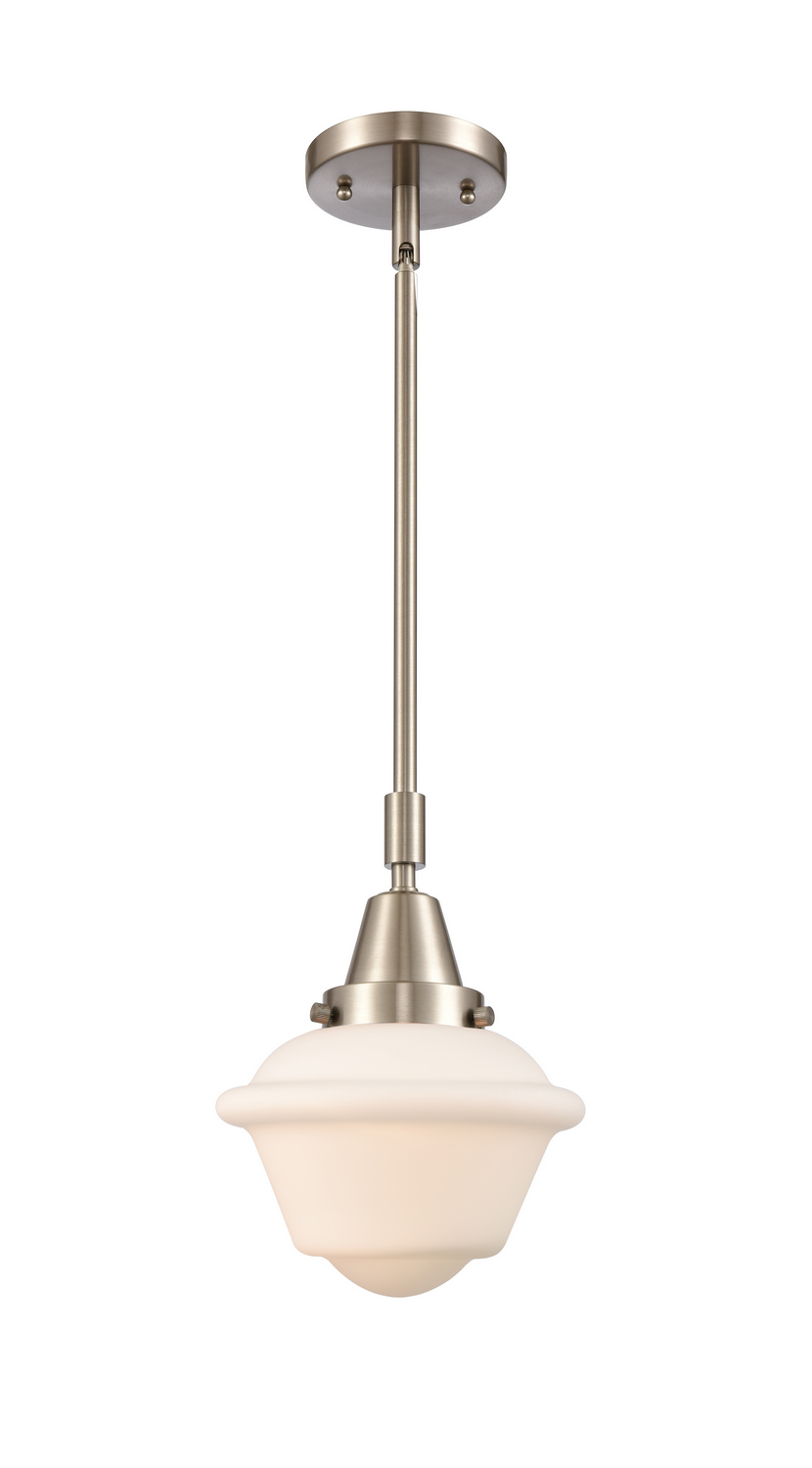 LED Mini Pendant by Innovations - Caden Collection, Brushed Satin Nickel Finish - 447-1S-SN-G531-LED