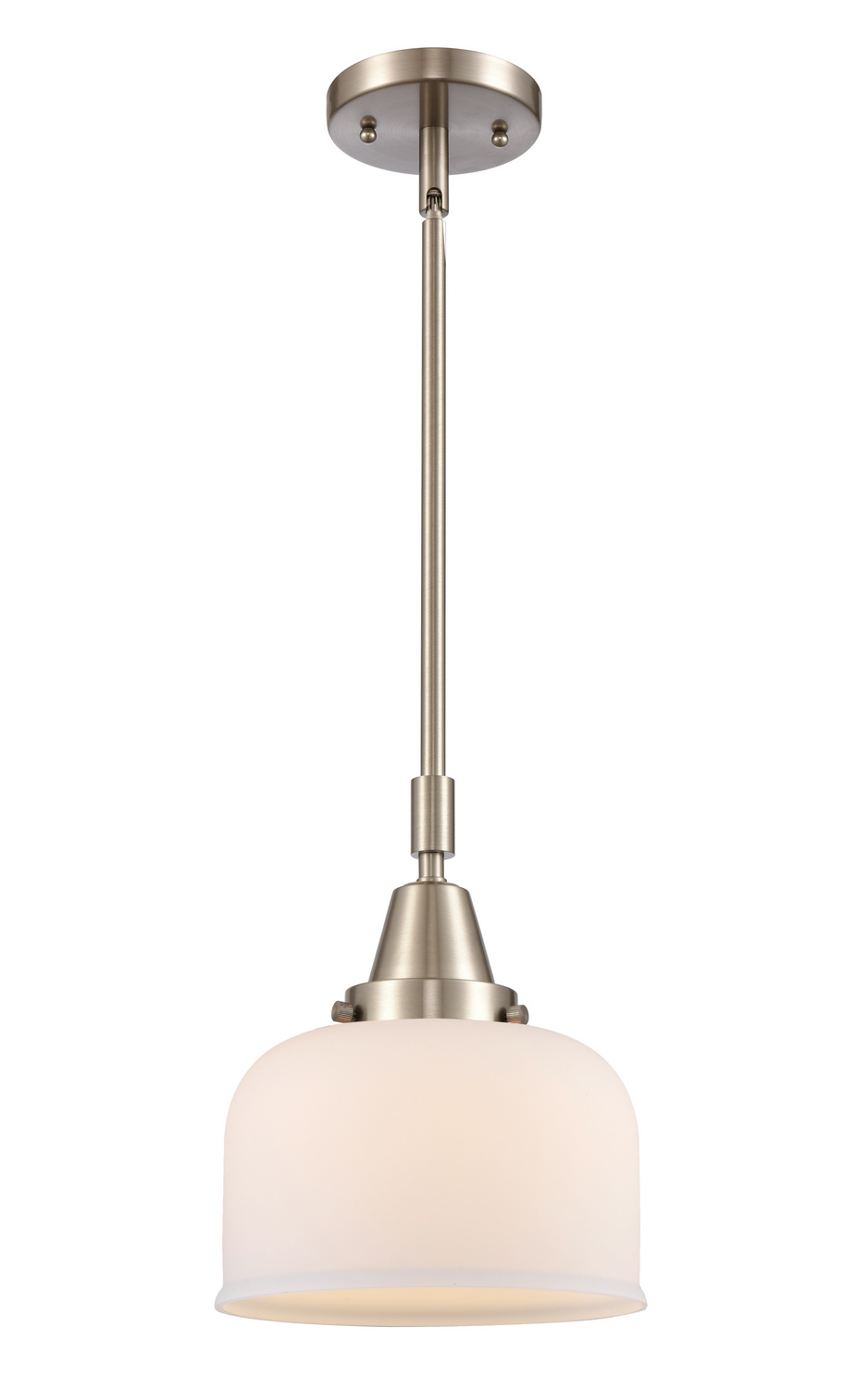 One Light Mini Pendant by Innovations - Caden Collection, Brushed Satin Nickel Finish - 447-1S-SN-G71