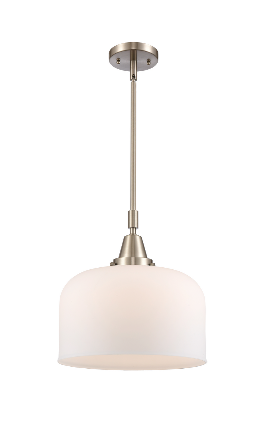 One Light Mini Pendant by Innovations - Caden Collection, Brushed Satin Nickel Finish - 447-1S-SN-G71-L