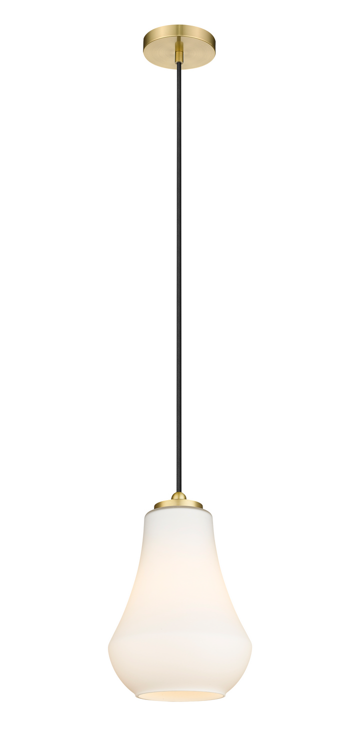 One Light Mini Pendant by Innovations - Auralume Collection, Satin Gold Finish - 490-1P-SG-G571-7