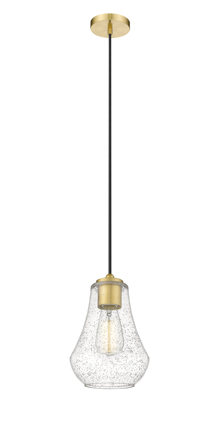 LED Mini Pendant by Innovations - Auralume Collection, Satin Gold Finish - 490-1P-SG-G574-7-LED