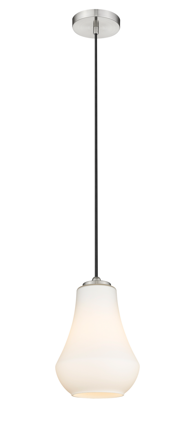 LED Mini Pendant by Innovations - Auralume Collection, Brushed Satin Nickel Finish - 490-1P-SN-G571-7-LED