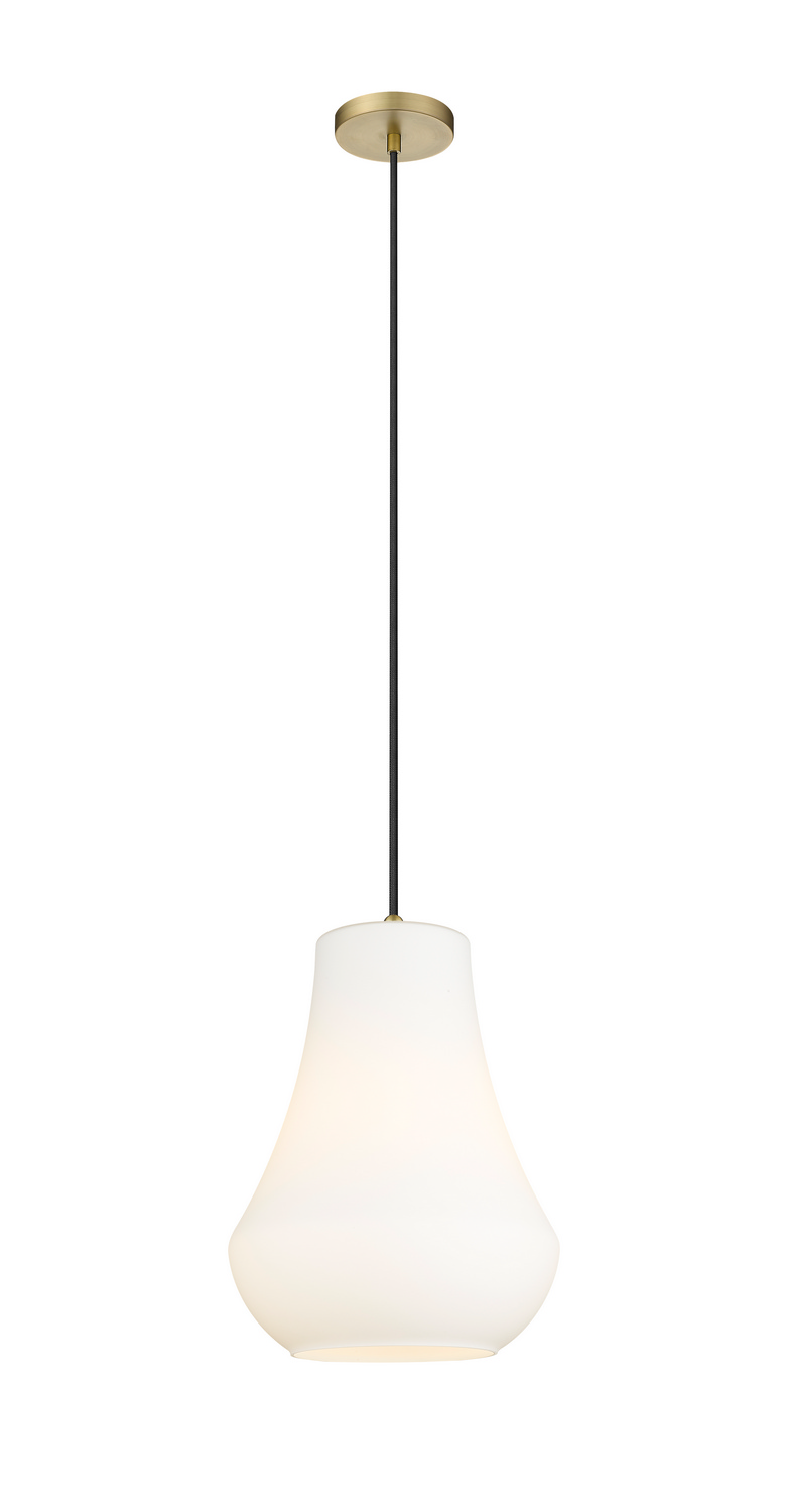 One Light Mini Pendant by Innovations - Fairfield Collection, Brushed Brass Finish - 491-1P-BB-G571-12
