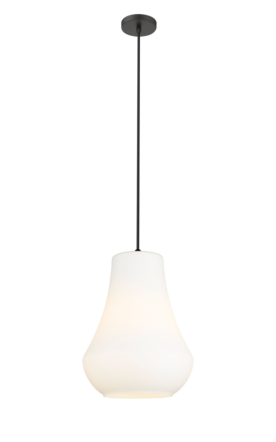LED Mini Pendant by Innovations - Fairfield Collection, Matte Black Finish - 491-1P-BK-G571-12-LED
