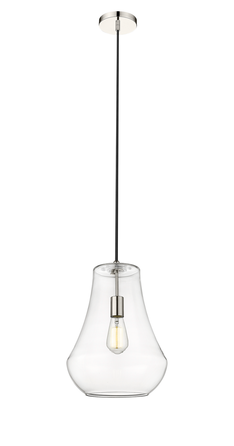 One Light Mini Pendant by Innovations - Fairfield Collection, Polished Nickel Finish - 491-1P-PN-G572-12