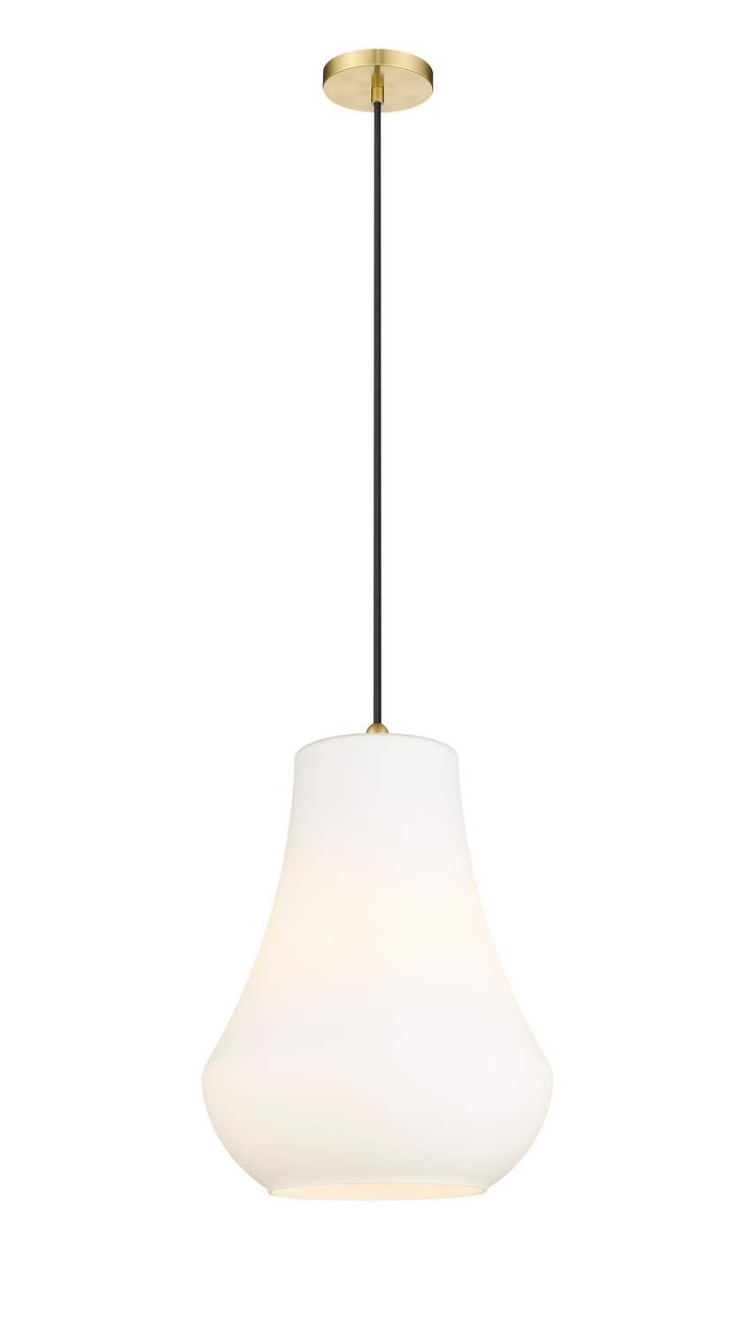 LED Mini Pendant by Innovations - Fairfield Collection, Satin Gold Finish - 491-1P-SG-G571-12-LED