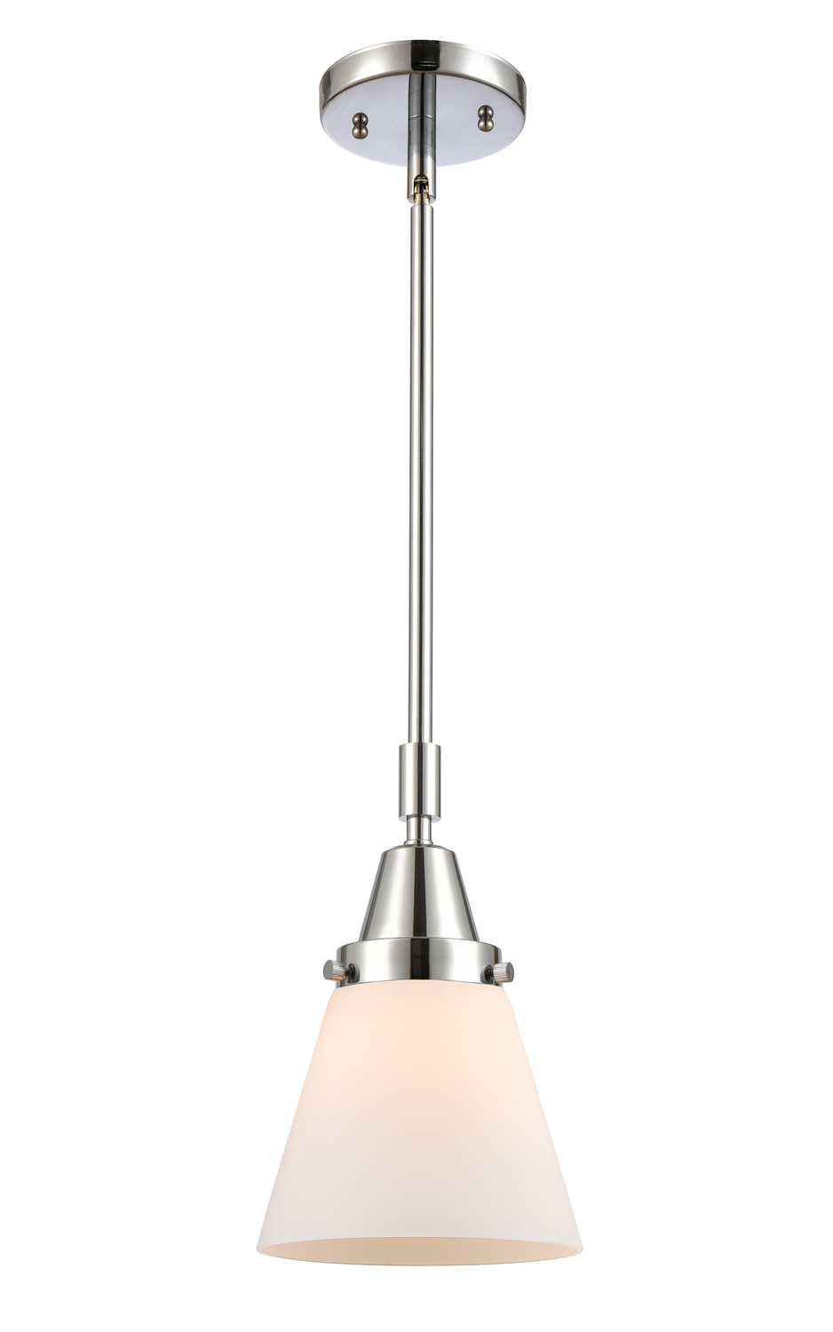 One Light Mini Pendant by Innovations - Caden Collection, Polished Chrome Finish - 447-1S-PC-G61