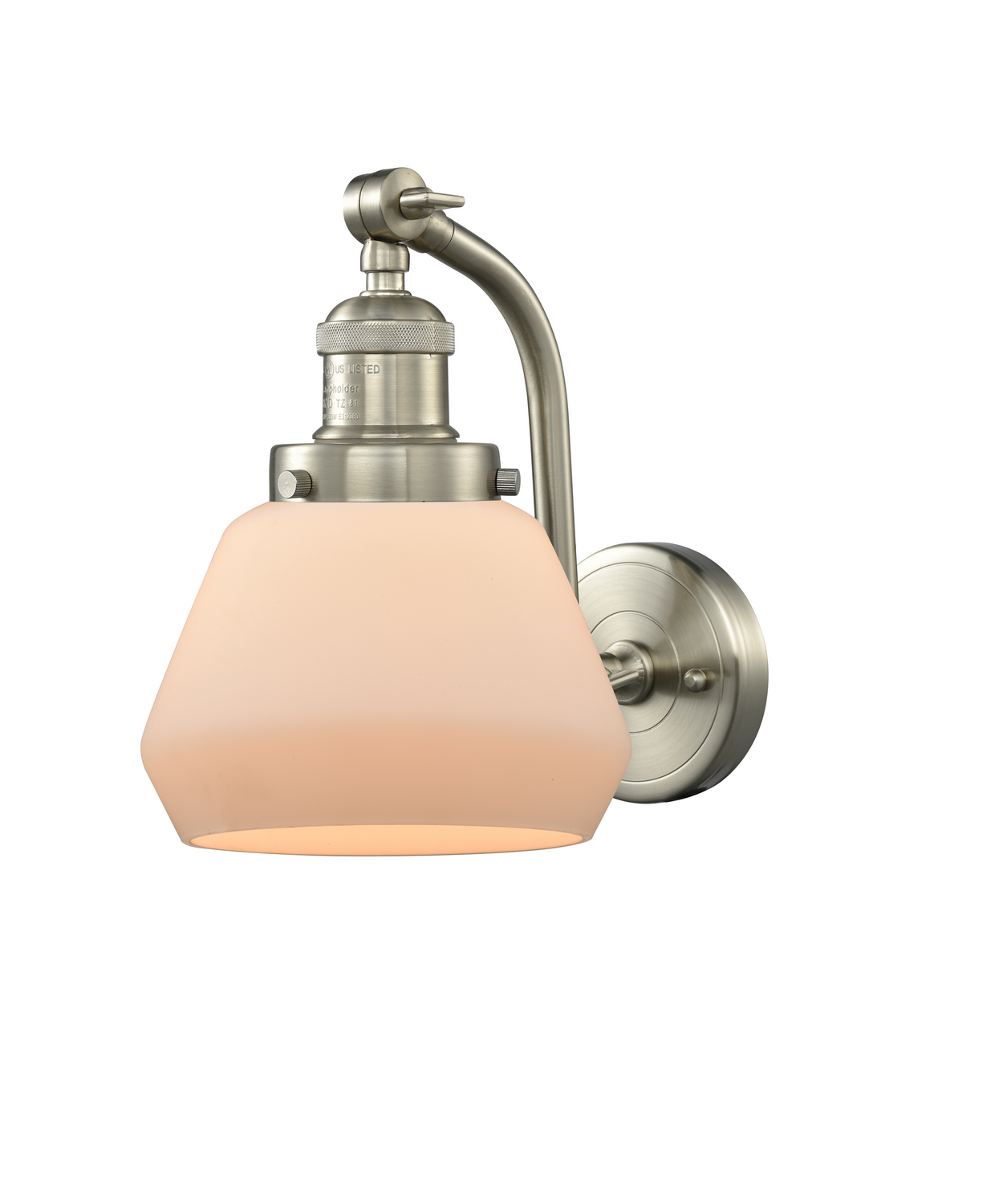 LED Wall Sconce by Innovations - Franklin Restoration Collection, Brushed Satin Nickel Finish - 515-1W-SN-G171-LED
