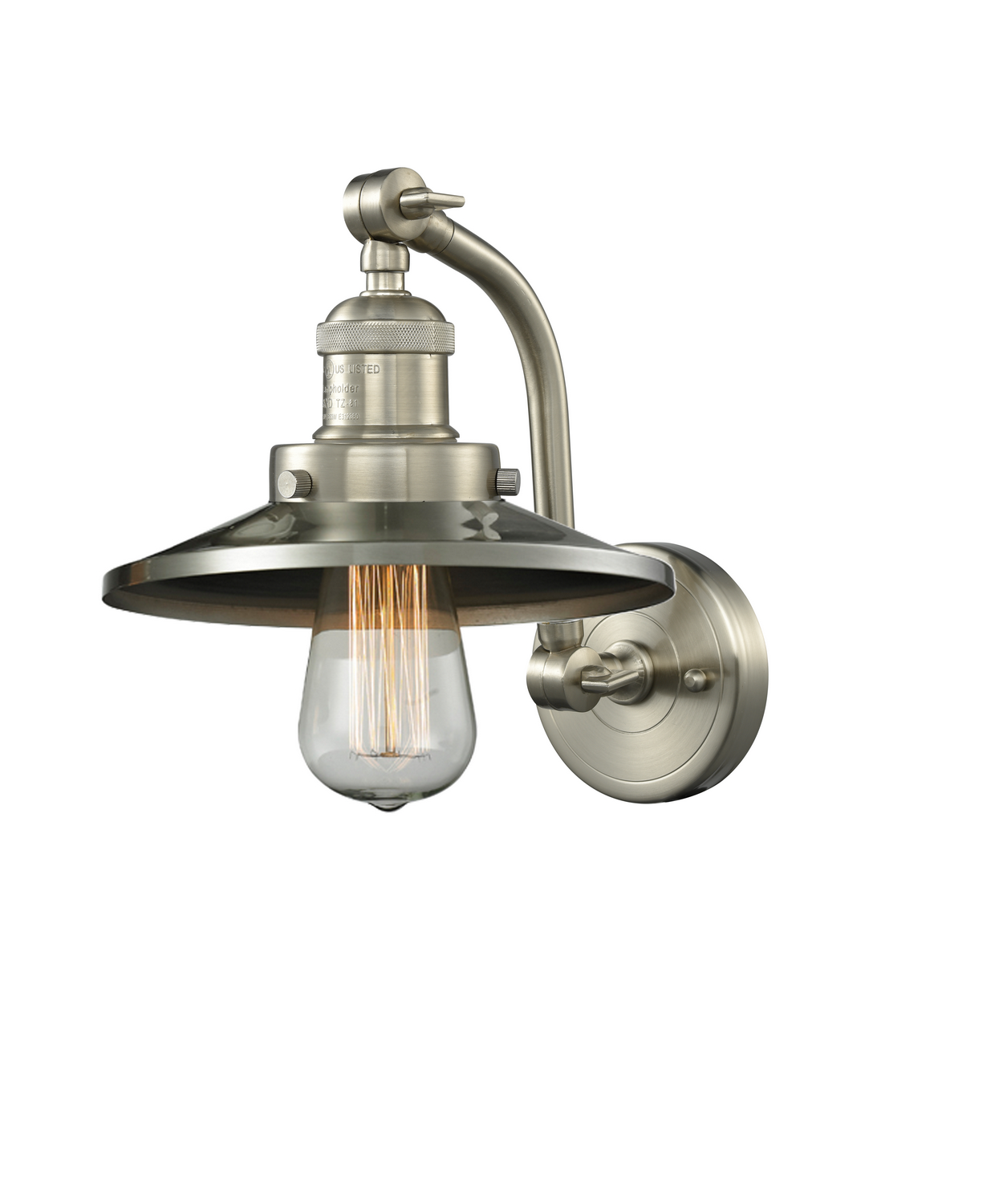LED Wall Sconce by Innovations - Franklin Restoration Collection, Brushed Satin Nickel Finish - 515-1W-SN-M2-LED