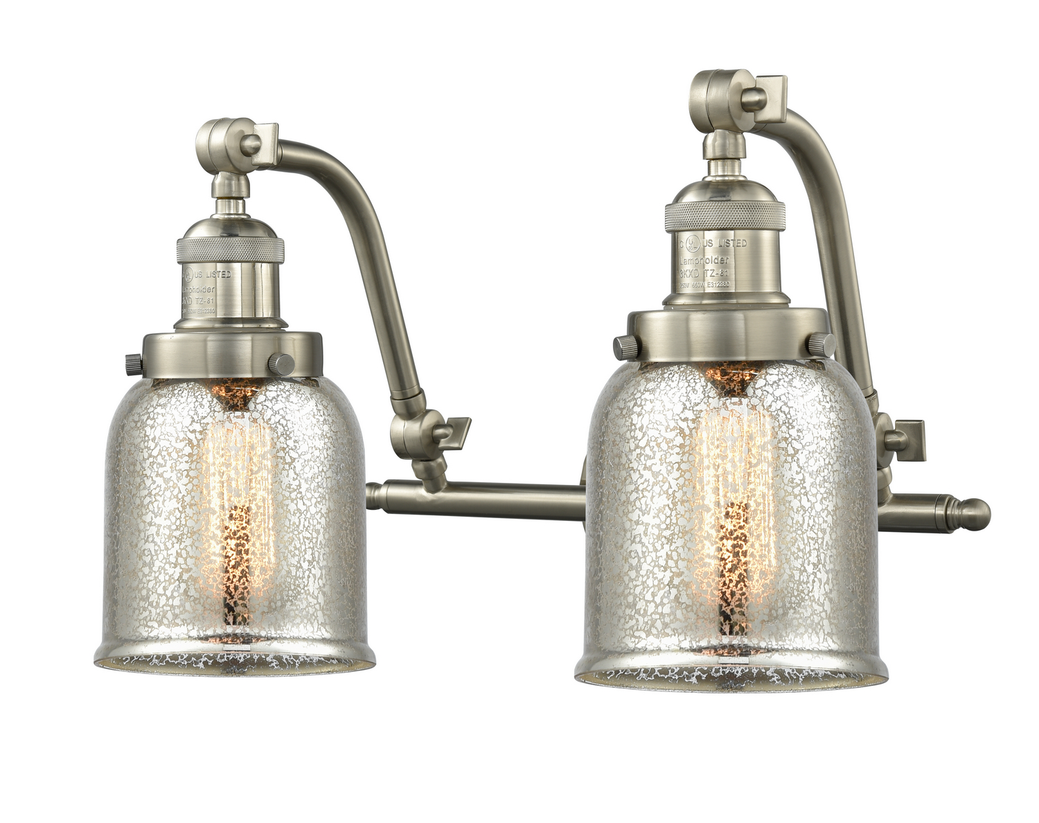 LED Bath Vanity by Innovations - Franklin Restoration Collection, Brushed Satin Nickel Finish - 515-2W-SN-G58-LED