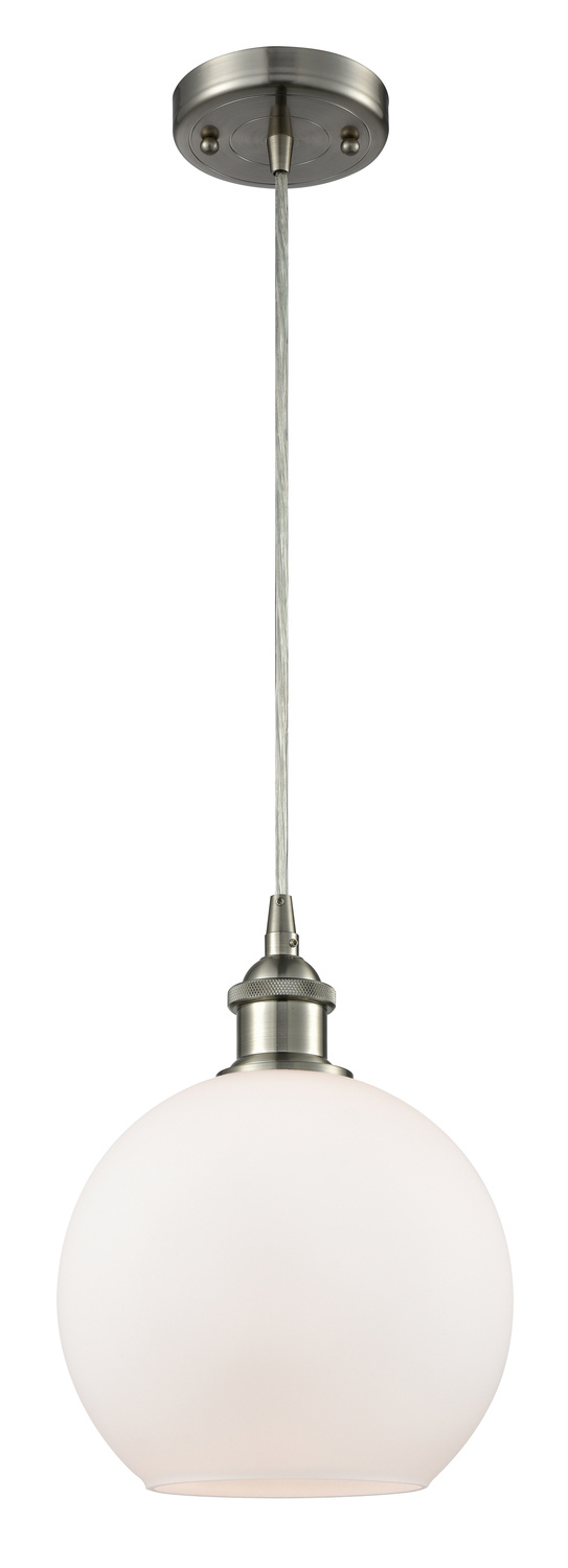 LED Mini Pendant by Innovations - Ballston Collection, Brushed Satin Nickel Finish - 516-1P-SN-G121-8-LED