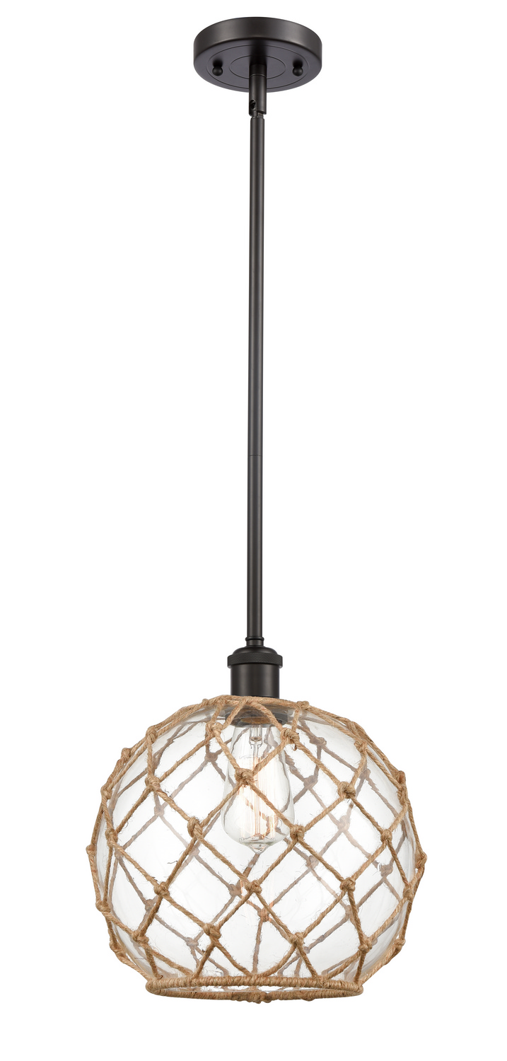 LED Mini Pendant by Innovations - Ballston Collection, Oil Rubbed Bronze Finish - 516-1S-OB-G122-10RB-LED