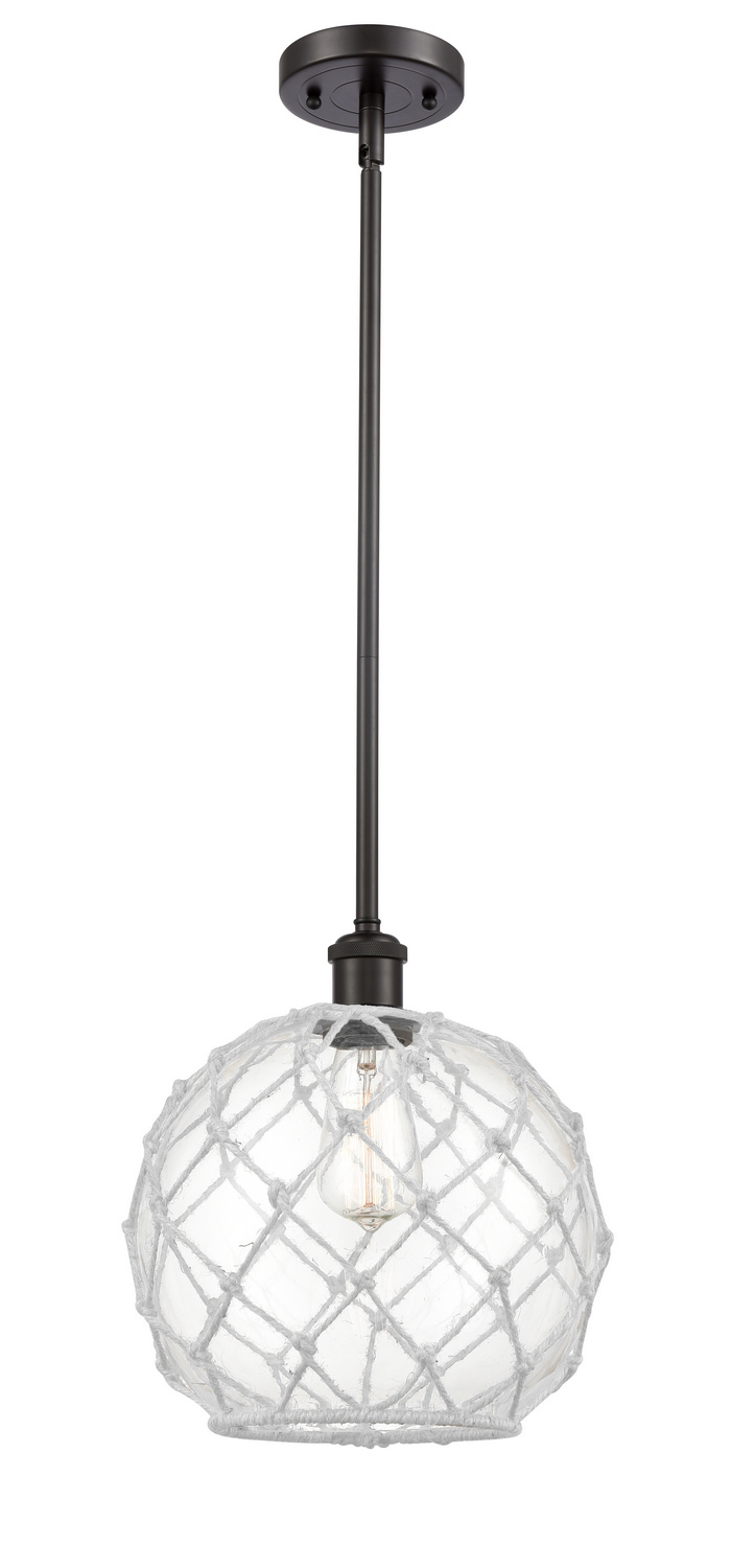 LED Mini Pendant by Innovations - Ballston Collection, Oil Rubbed Bronze Finish - 516-1S-OB-G122-10RW-LED
