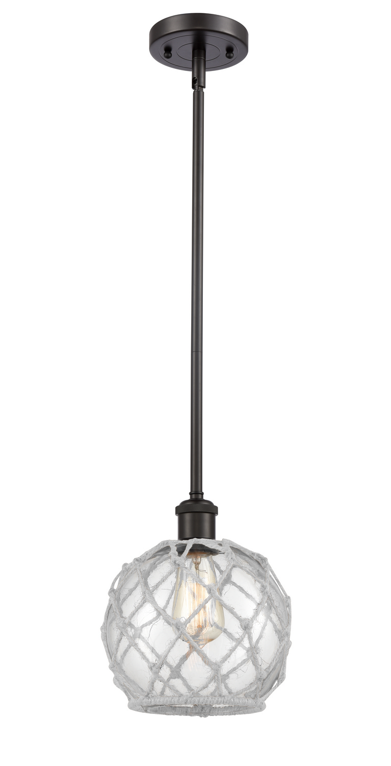 LED Mini Pendant by Innovations - Ballston Collection, Oil Rubbed Bronze Finish - 516-1S-OB-G122-8RW-LED