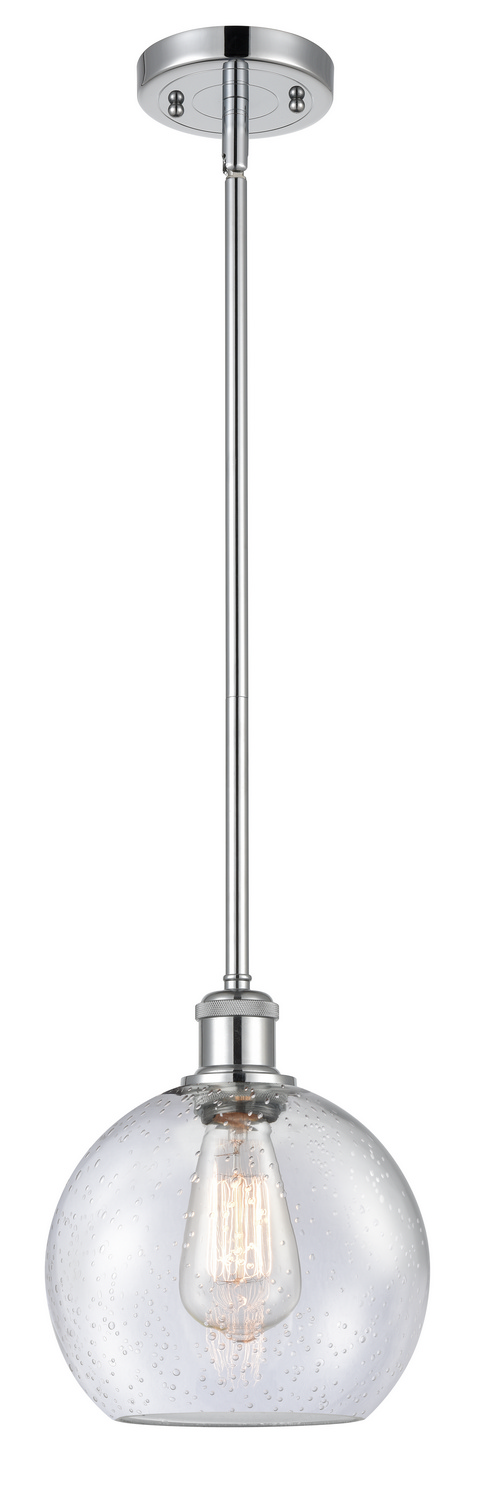 One Light Mini Pendant by Innovations - Ballston Collection, Polished Chrome Finish - 516-1S-PC-G124-8